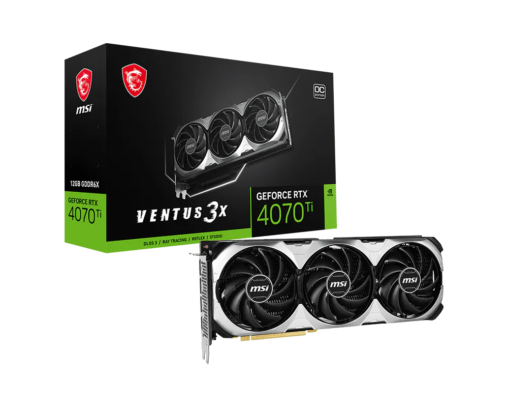 MSI GeForce RTX 4070 Ti VENTUS 3X E 12G OC